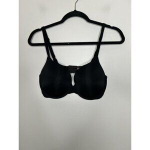 Victoria's Secret Perfect Shape Black Lace Bra Padded Light Pushup Size 36D
